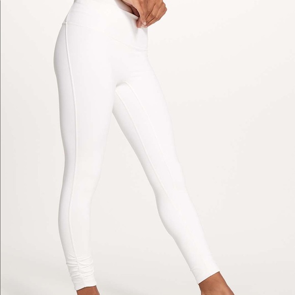 lululemon athletica Pants - LULULEMON RARE White Awakening Tight Taryn Toomey
